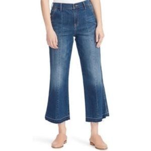 NEW Ella Moss Cropped Wide Leg Jeans Women's Size 27